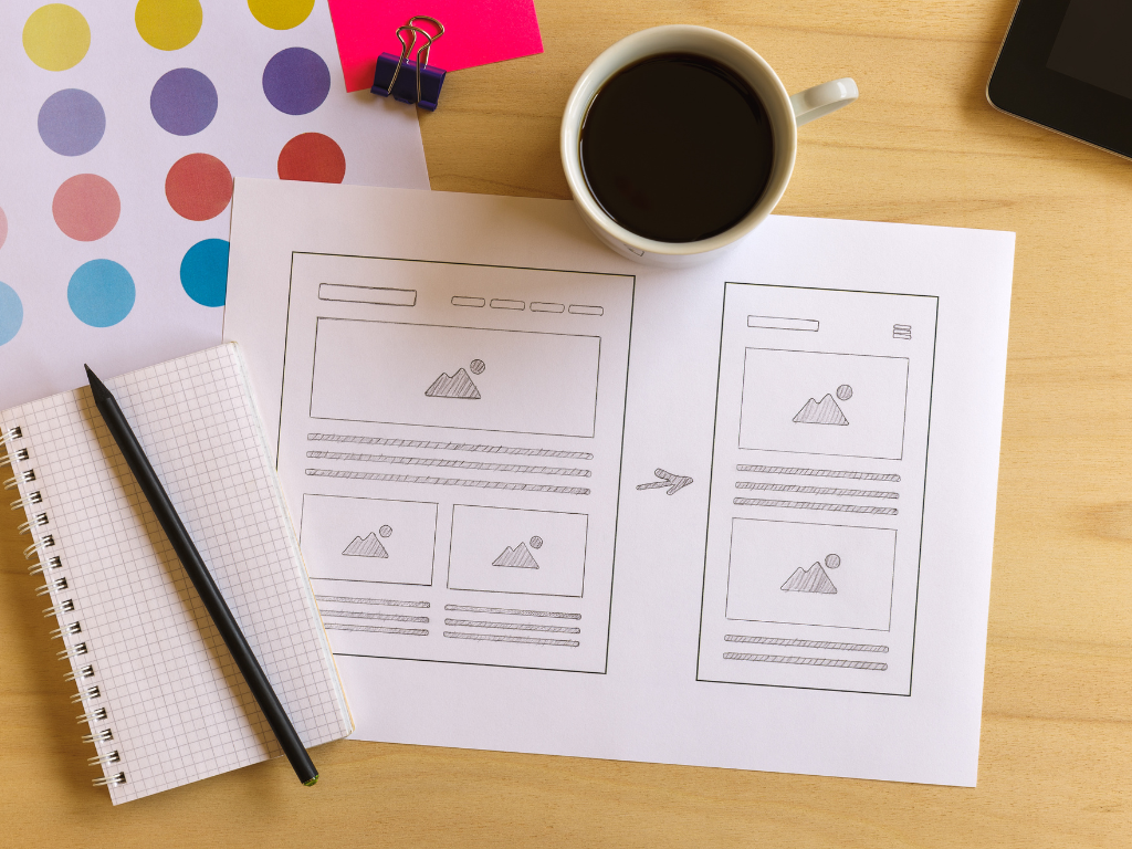 Wireframe mockup 2